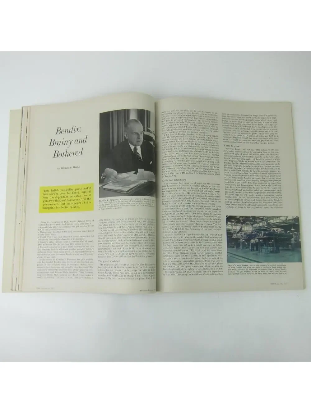 Vintage FORTUNE Magazine June 1956 Ford, Oldsmobile, Mack, Buick, Lincoln, GM Ad